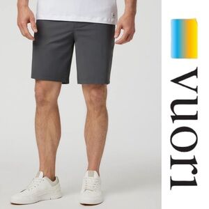 Vuori | Men's Fleet Shorts | Size Large | Charcoal Grey